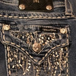 Miss me girls kids size 12 jeans inseam 29 1/2 23